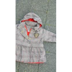 Baby barb winterjas met capuchon maat 80