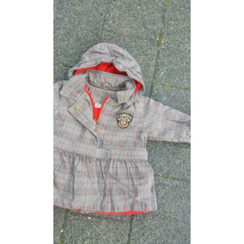 Baby barb winterjas met capuchon maat 80