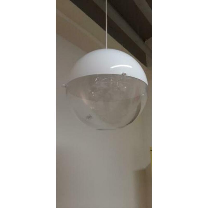 retro space age hanglampe wit