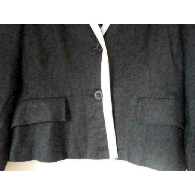 2101 Linnen jasje blazer MISS ETAM; Mt=42 Nieuwstaat