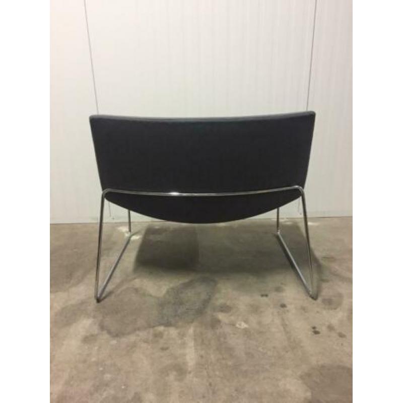 8 Arper Catifa 80 design fauteuils stof lichtgrijs