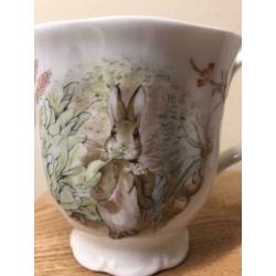Beatrix Potter Benjamin Bunny Beker Royal Albert Bone China