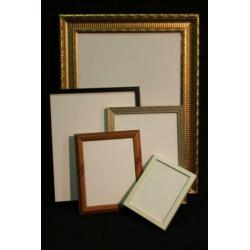 Set 5 ingelijste canvasdoeken