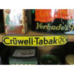oud reclame bord