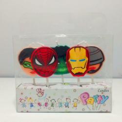 Birthday candles Paw Patrol, My Little Pony, Spiderman enz.