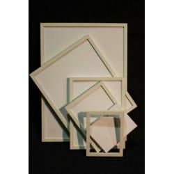 Set 5 ingelijste canvasdoeken