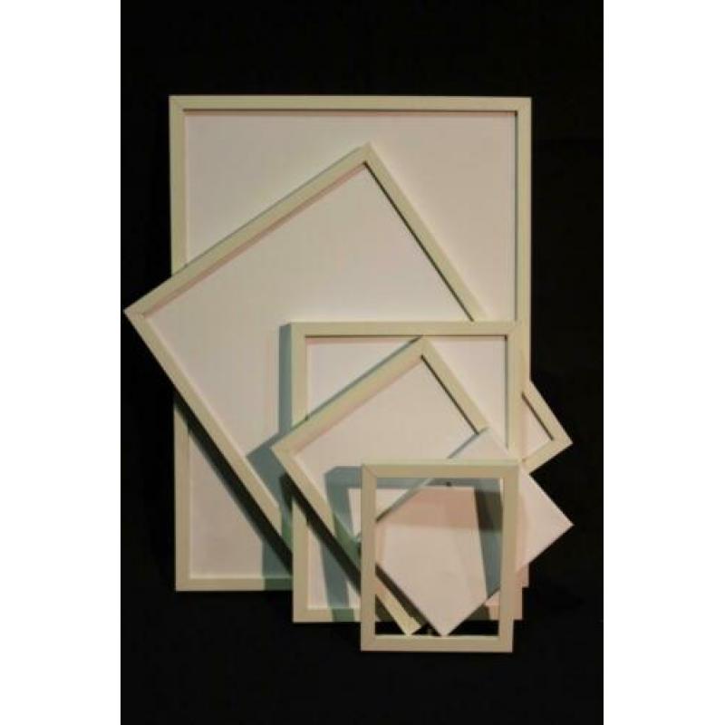 Set 5 ingelijste canvasdoeken