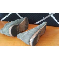 Nette herenschoenen maat 46 suède grijs