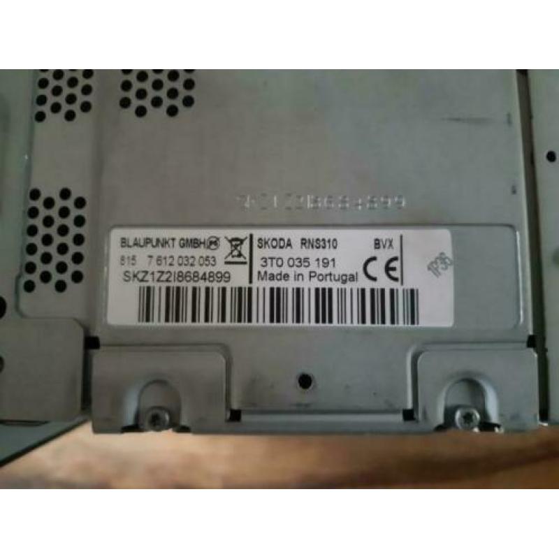 Skoda Amundsen radio bluetooth navigatie