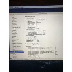 Macbook pro 2015 8 gb 2,7 ghz i5 128 gb ssd cyclus 117