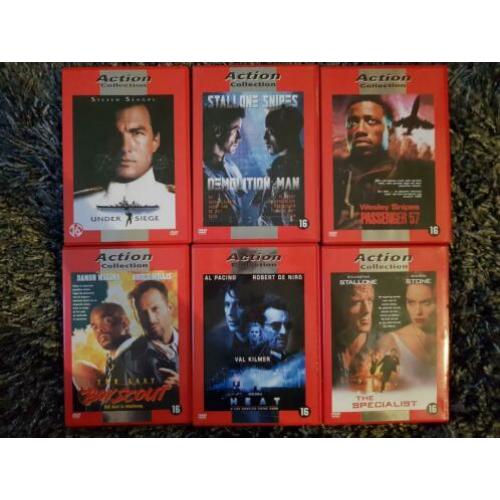 6x Action Collection Dvd Set Warner Brothers Actie Nineties