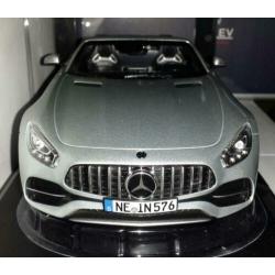 Norev 1:18 Mercedes-Benz AMG GT C Roadster 2017 grijs nieuw