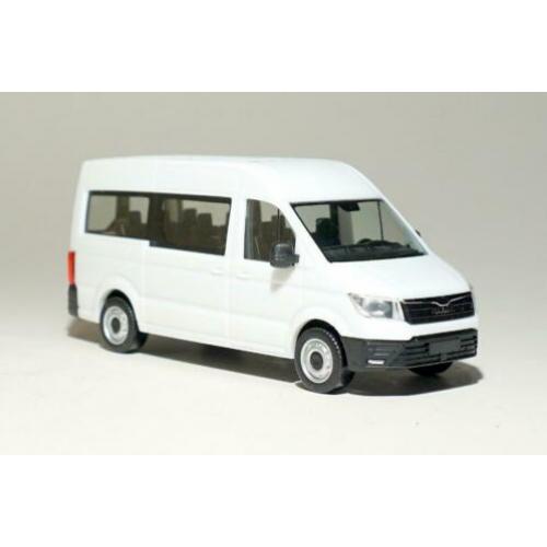 Herpa 12935 Minikit MAN TGE Bus wit - bouwpakket