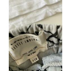 Setje Little Indians! T-shirt & broekje 0-3M