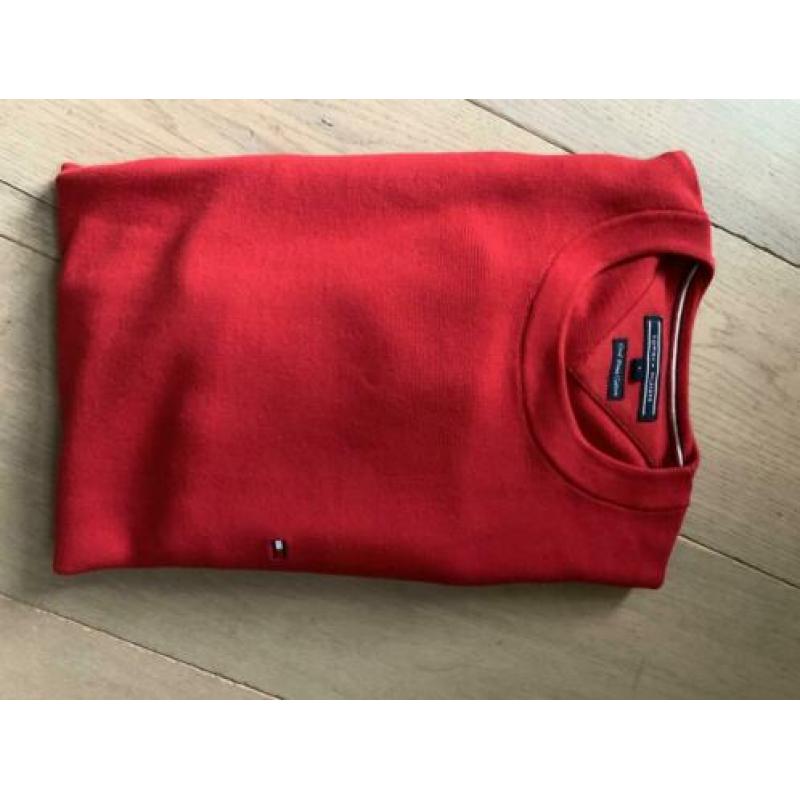 Tommy Hilfiger trui rood maat l nieuw