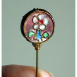 Chinees cloisonné hoedenspeld hoedenpin