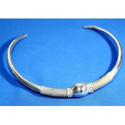 Schitterende Vintage Sterling Zilver Tribal Spang Ketting