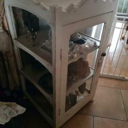 Grote bakkersvitrine / vitrine