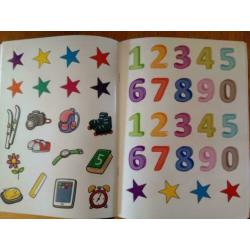 Tellen van 1 t/m 10 Oefenboek met stickers