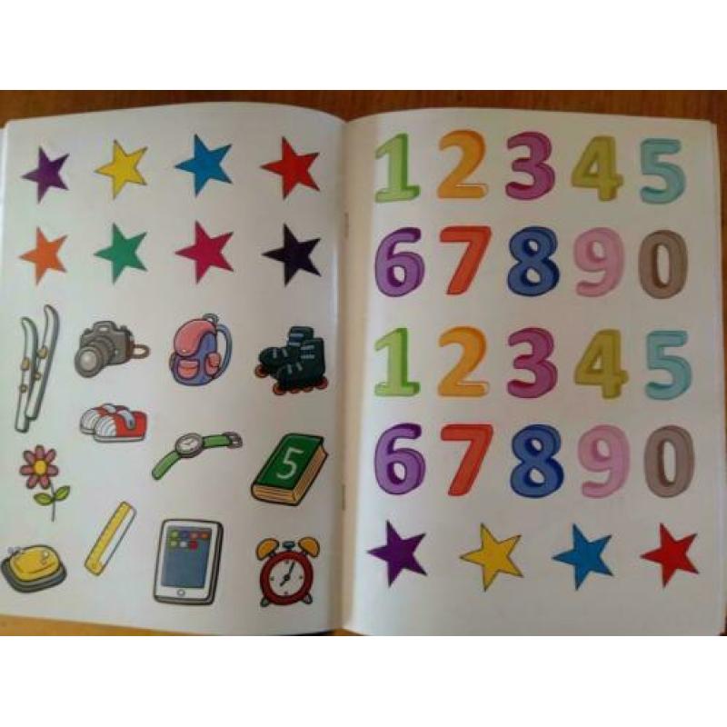 Tellen van 1 t/m 10 Oefenboek met stickers