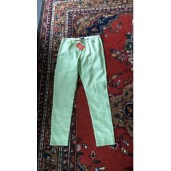 Didi broek stretch tregging nieuw licht groen maat 48