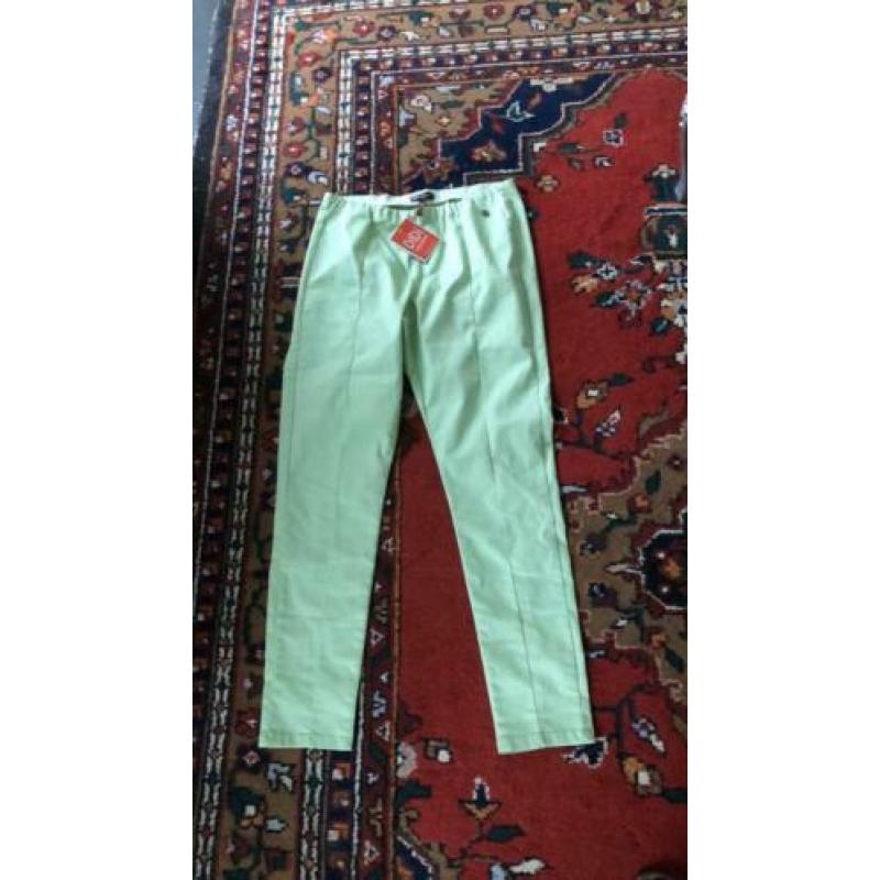Didi broek stretch tregging nieuw licht groen maat 48