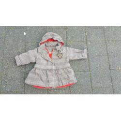 Baby barb winterjas met capuchon maat 80