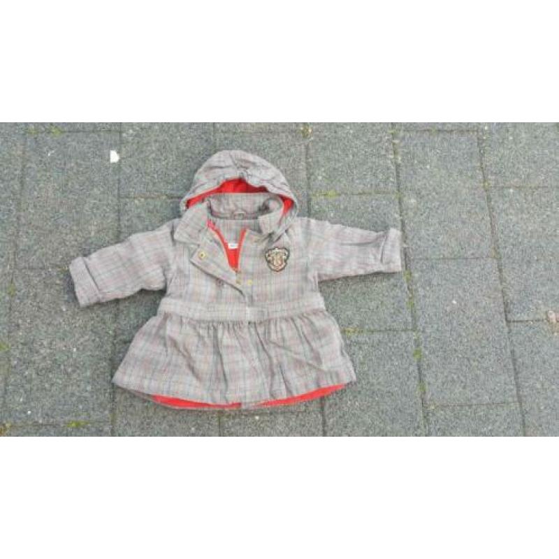 Baby barb winterjas met capuchon maat 80