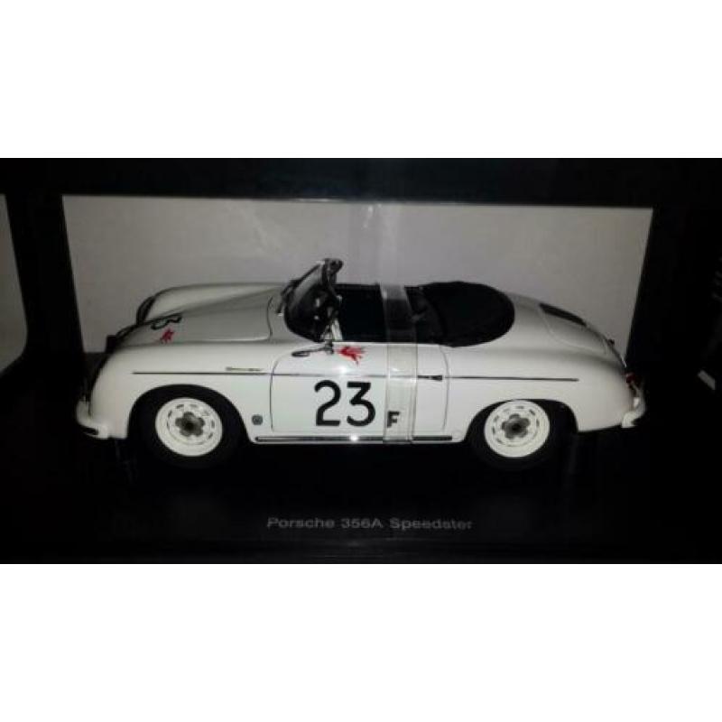 Autoart schaal 1:18 witte Porsche 356 Speedster #23V nieuw
