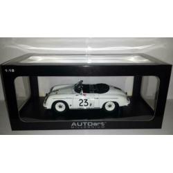 Autoart schaal 1:18 witte Porsche 356 Speedster #23V nieuw