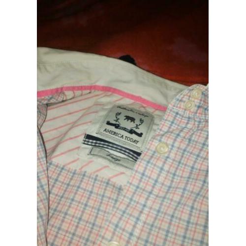 Witte Blouse, Maat L. America’s Today Chique en Hip