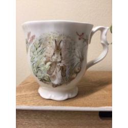 Beatrix Potter Benjamin Bunny Beker Royal Albert Bone China