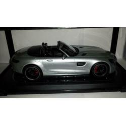 Norev 1:18 Mercedes-Benz AMG GT C Roadster 2017 grijs nieuw