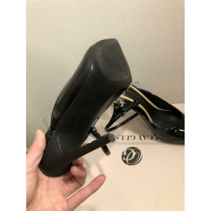 Zwarte pumps van zara transparant maat 36 lak h&m asos