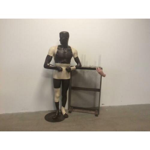 Franse '50’s reclame mannequin van ”GIBAUD” sport bandages