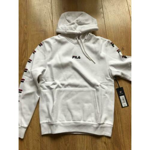 Witte trui, hoodie, merk Fila, maat S