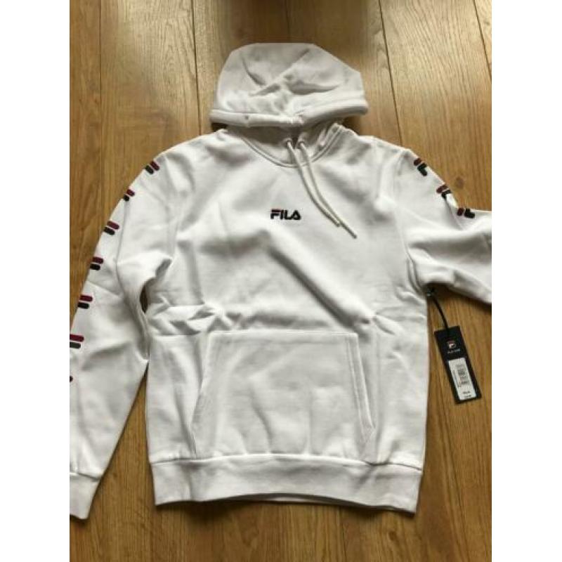 Witte trui, hoodie, merk Fila, maat S