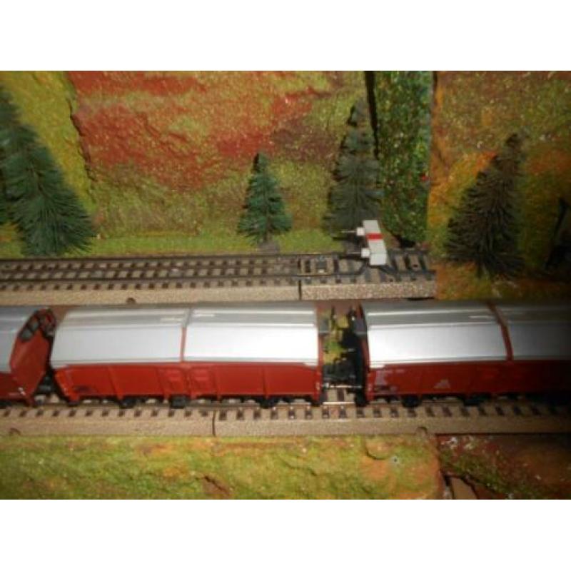 Marklin 4619 2x en 41339 2x. Schuifdakwagons 4x.