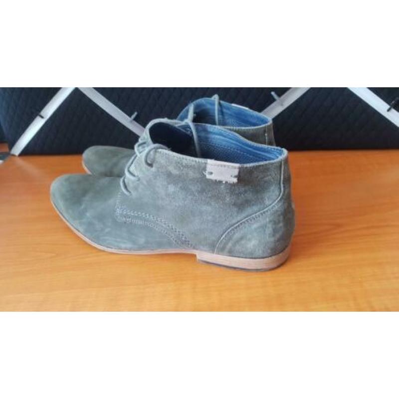 Nette herenschoenen maat 46 suède grijs