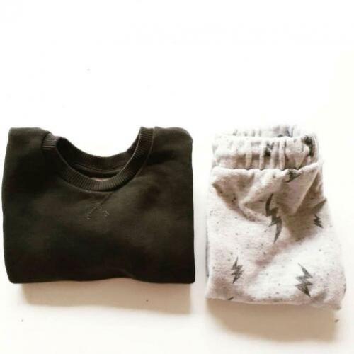 Setje pakje ZARA broekje truitje shirt 74 grijs zwart