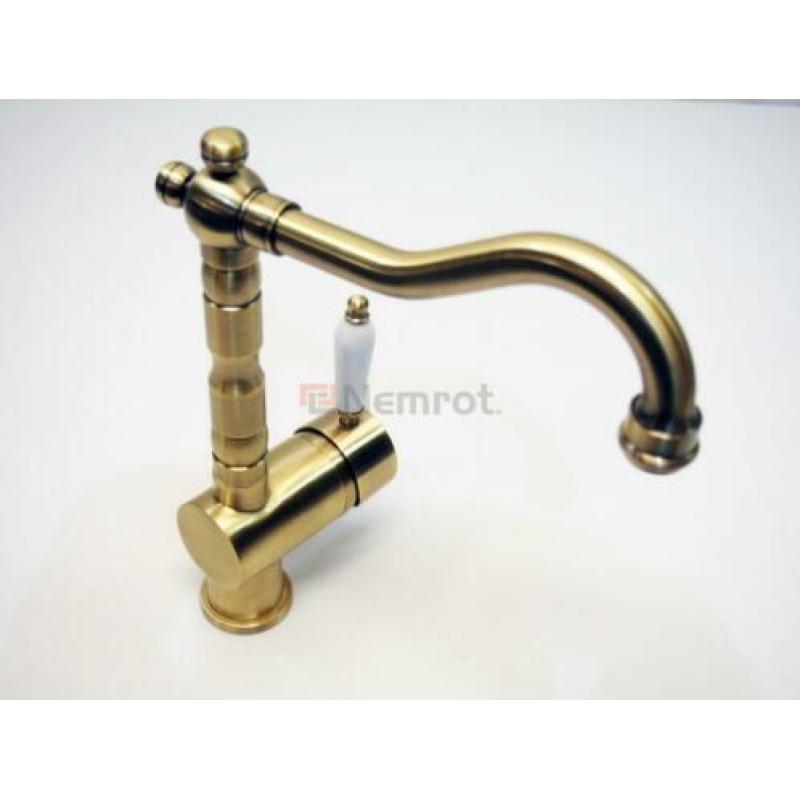 Eurolux Antique 1 greeps Keukenmengkraan (Glans Brons)