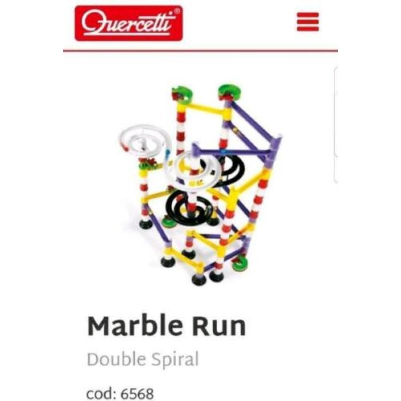 Quercetti Migoga Marble Run Double Spiral 6568