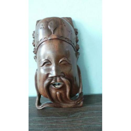 Chinees masker met tanden eind 1800 begin 1900