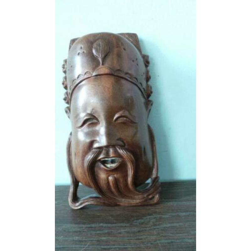 Chinees masker met tanden eind 1800 begin 1900
