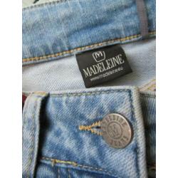 T40 NIEUW!! driekwart jeans broek MADELEINE blauw maat 36