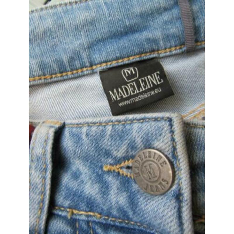 T40 NIEUW!! driekwart jeans broek MADELEINE blauw maat 36