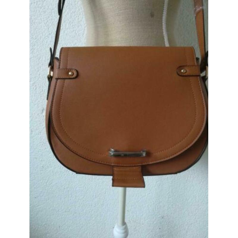 FINAL SALE!! United Colors of Benetton bruine handtas.