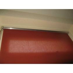 3x rolgordijnen bordeau rood (nummer 4397)