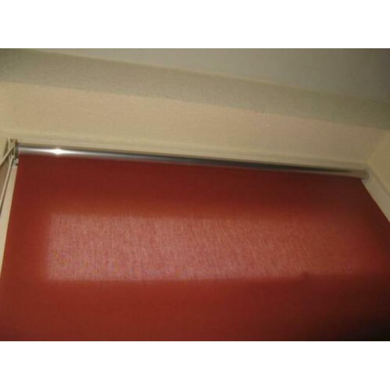 3x rolgordijnen bordeau rood (nummer 4397)