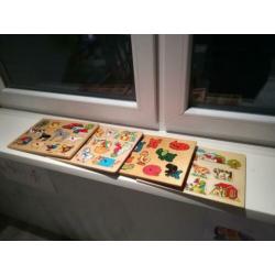 Houten legpuzzels